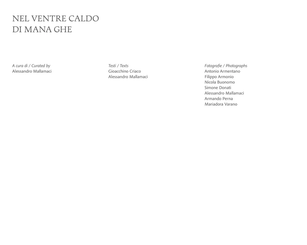 Nel ventre caldo di Mana Ghe, page 2 of 22